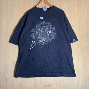 Vintage Brooklyn Express Shirt Adult Large Blue Short Sleeve Men's Embroidered